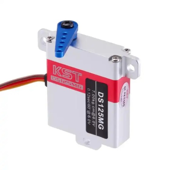 KST DS125MG 7KG 6V High Torque Metal Gear Digital Servo Steel Tooth CNC Glider Fixed-wing FPV Drone UAV Helicopter Airplane DIY